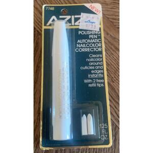 Vintage 1980's Aziza Polishing Pen Automatic Nail color Corrector - New Nos